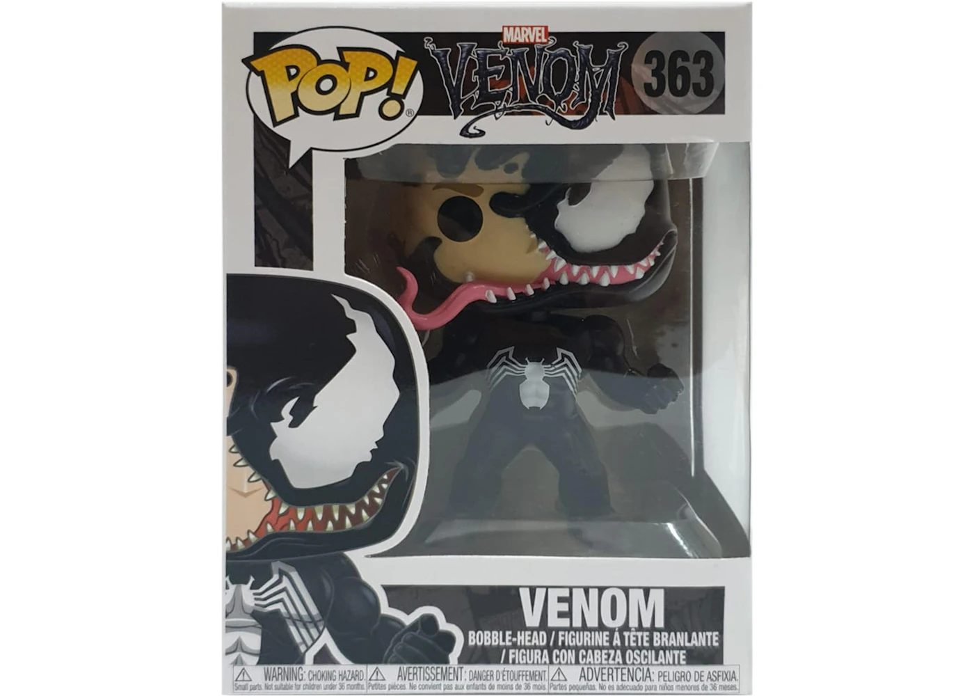 Dictado ansiedad para mi Funko Pop! Marvel Venom Bobble-Head Figure #363 - US