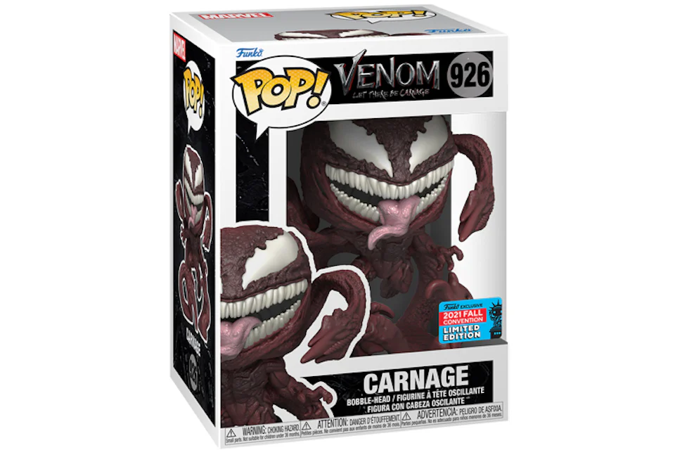 Funko Pop! Marvel Venom Let There Be Carnage: Carnage 2021 Fall Convention Exclusive Figure #926
