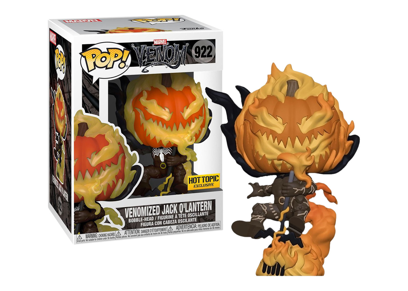 venomized jack o lantern funko pop hot topic