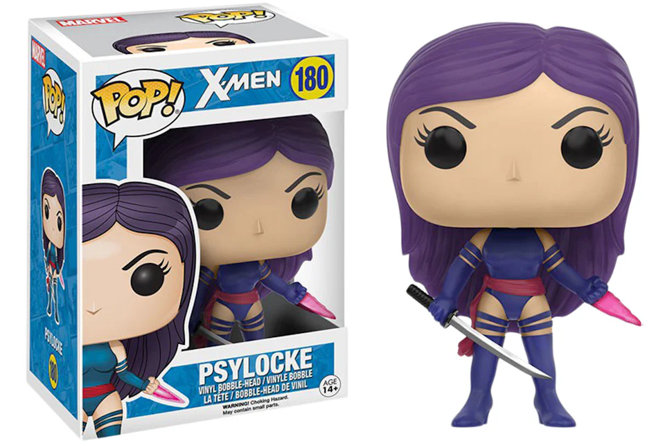 Funko Pop! Marvel X-Men Psylocke Bobble-Head #180