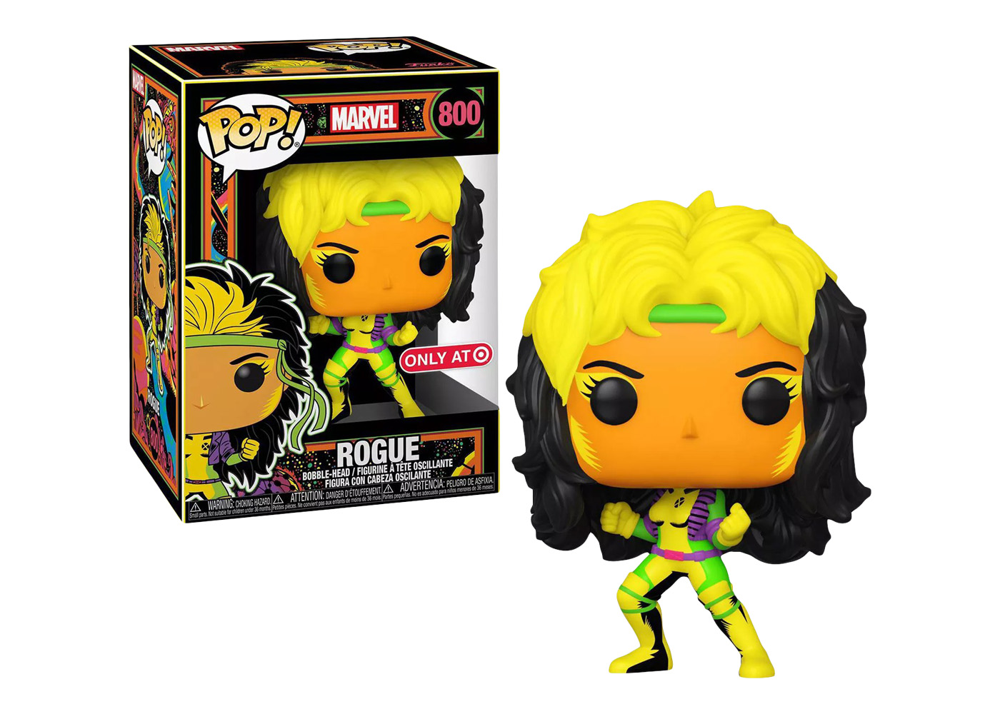 Funko Pop! Marvel X-Men Rogue Blacklight Target Exclusive Bobble