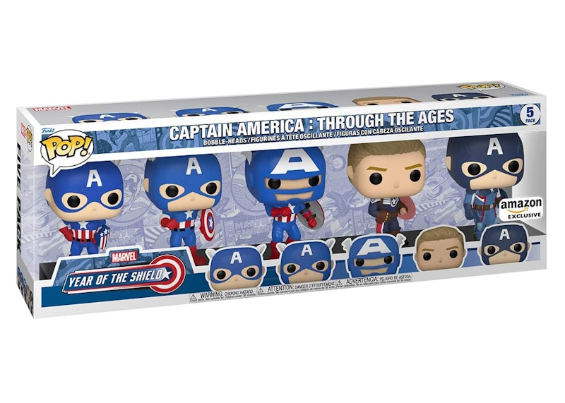 Funko Pop! Marvel Year Of The Shield Captain America: Through The