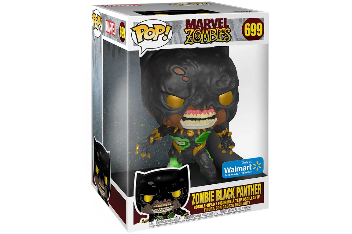 Funko Pop! Marvel Zombies Zombie Black Panther 10 Inch Walmart Exclusive Figure #699
