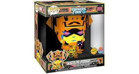 Funko Pop! Marvel Fantastic Four Black Light Galactus The Lifebringer With The Fallen One Previews Exclusive Chase Edition 10 Inch Figure #809