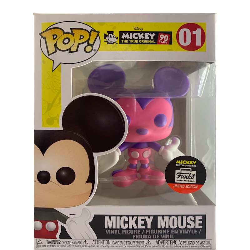 pink and purple mickey mouse pop