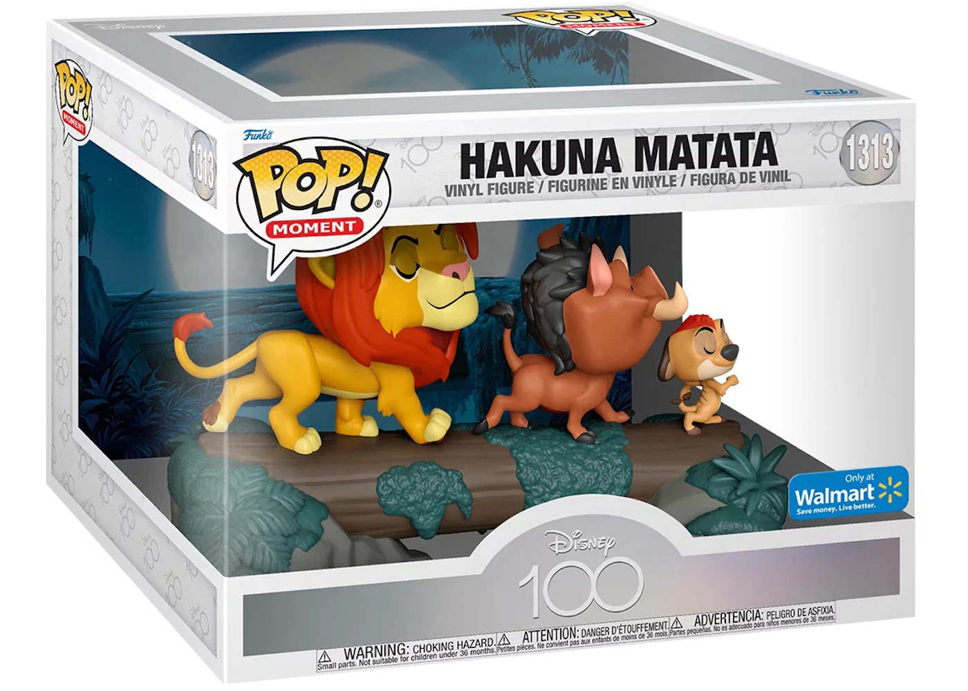 Funko Pop! Moment 100 Lion Hakuna Matata Walmart Exclusive #1313 - JP