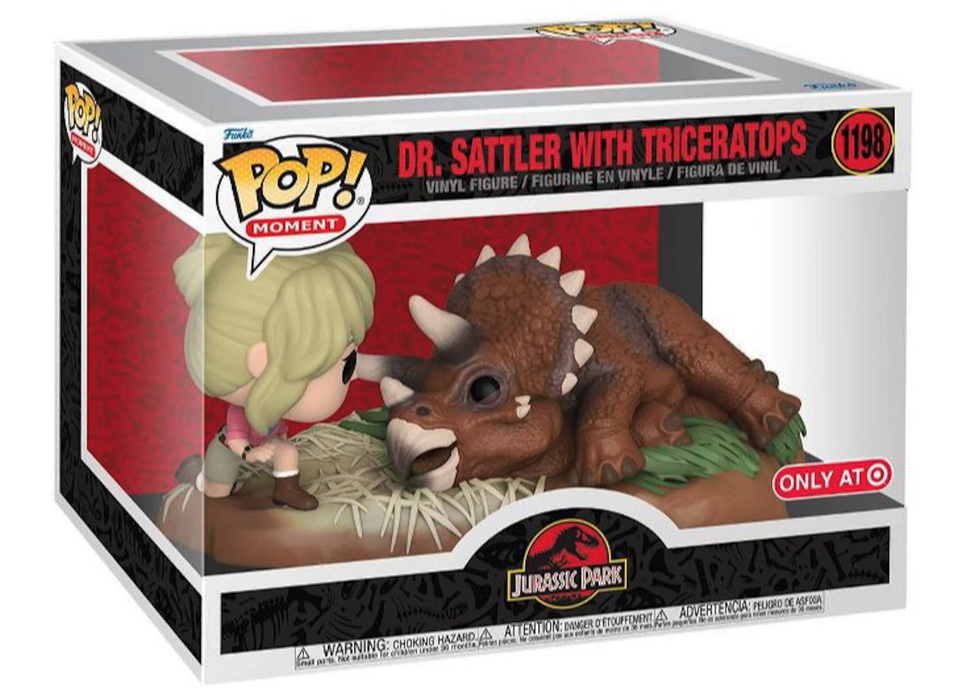 opschorten medley gebroken Funko Pop! Moment Jurassic Park Dr. Sattler With Triceratops Target  Exclusive Figure #1198 - US