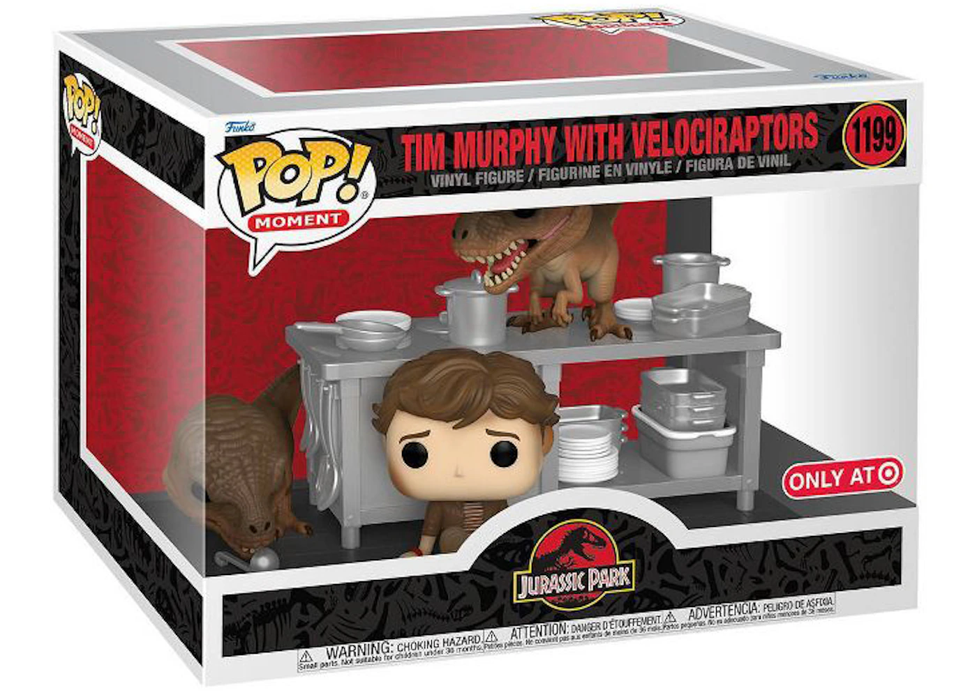 Funko Pop Movie Moment - Tim Murphy With Velociraptors Funko Movie Moment Jurassic Park Funko Pop Movie Moment - Tim Murphy With Velociraptors Funko Movie Moment Jurassic Park