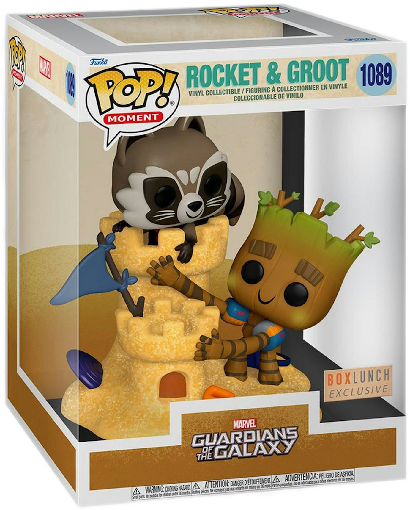 Funko Pop! Moment Marvel Guardians of The Galaxy Rocket and Groot Box Lunch Exclusive Figure #1089
