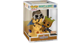 Funko Pop! Moment Marvel Guardians of the Galaxy Rocket and Groot Box Lunch Exclusive Figure #1089