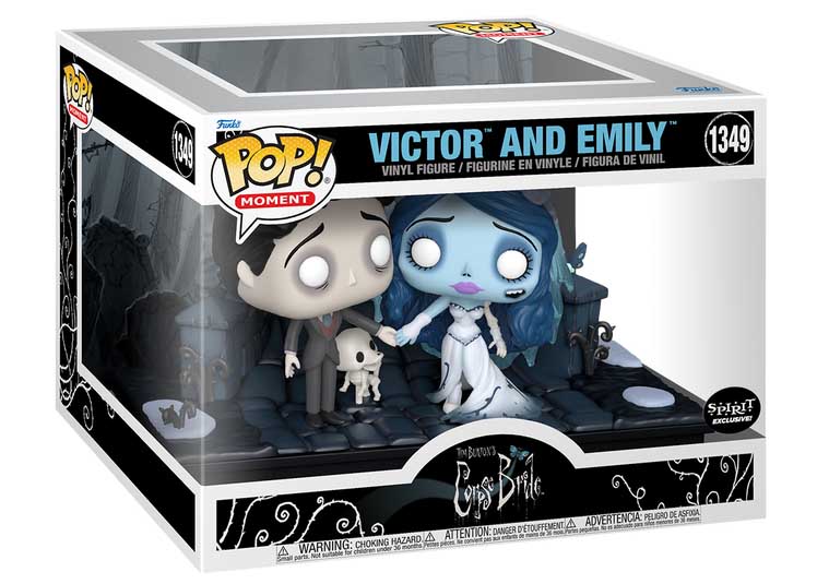 Funko Pop! Moment Tim Burton's Corpse Bride Victor and Emily Spirit  Exclusive Figure #1349