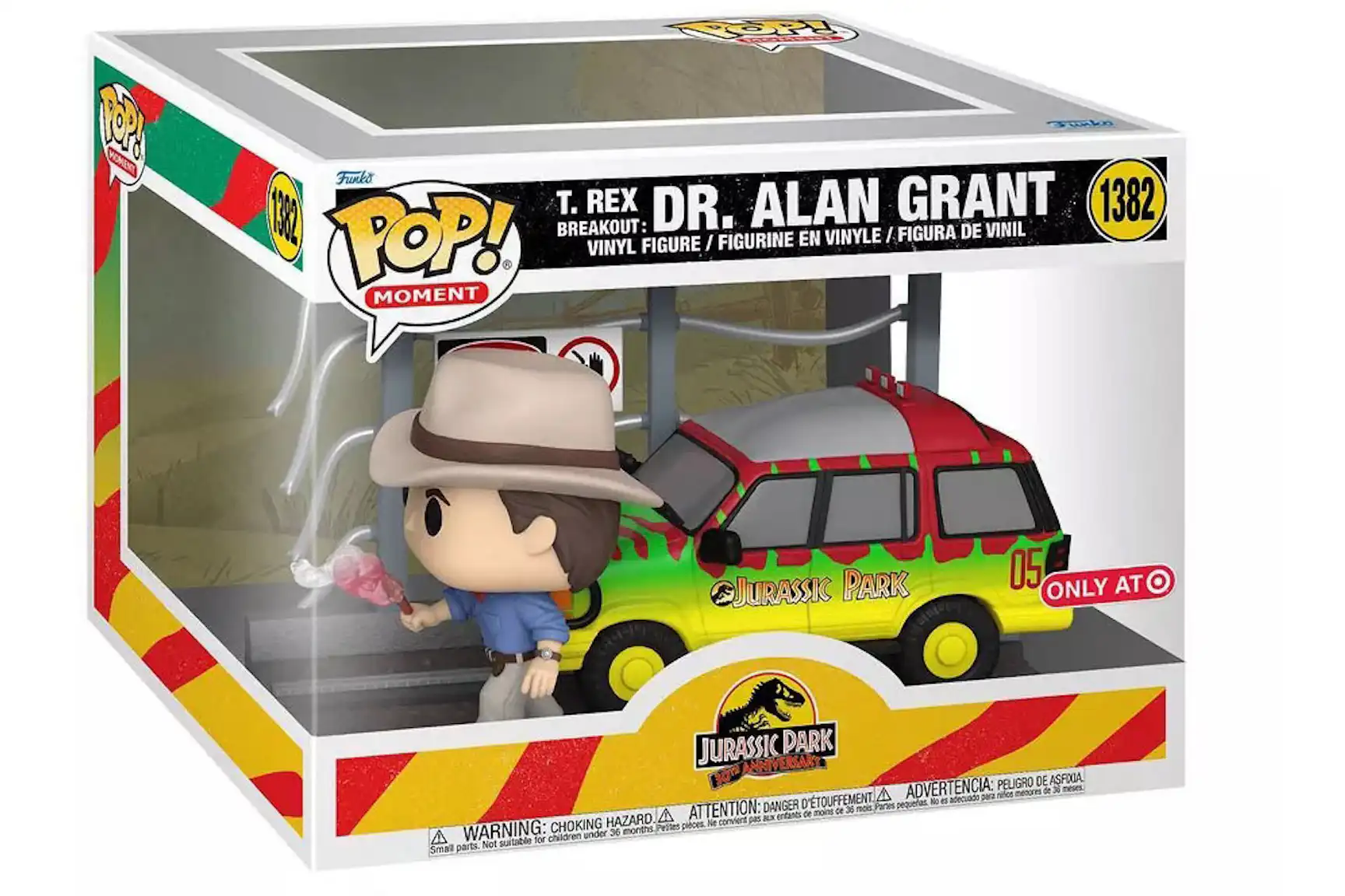 Funko Pop! Moments Jurassic Park 30th Anniversary T. Rex Breakout: Dr ...