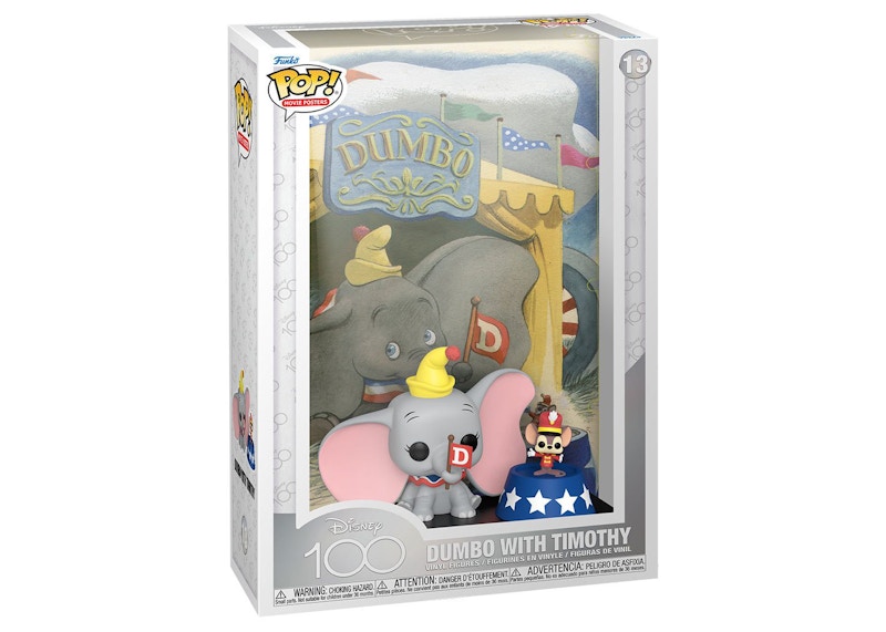 Funko Pop! Movie Posters Disney 100 Dumbo with Timothy Figure #13 - US