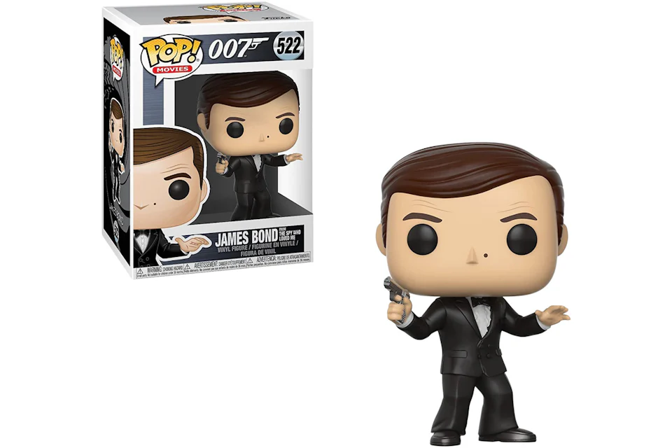 Funko Pop! Movies 007 James Bond Roger Moore The Spy Who Loved Me Figure #522