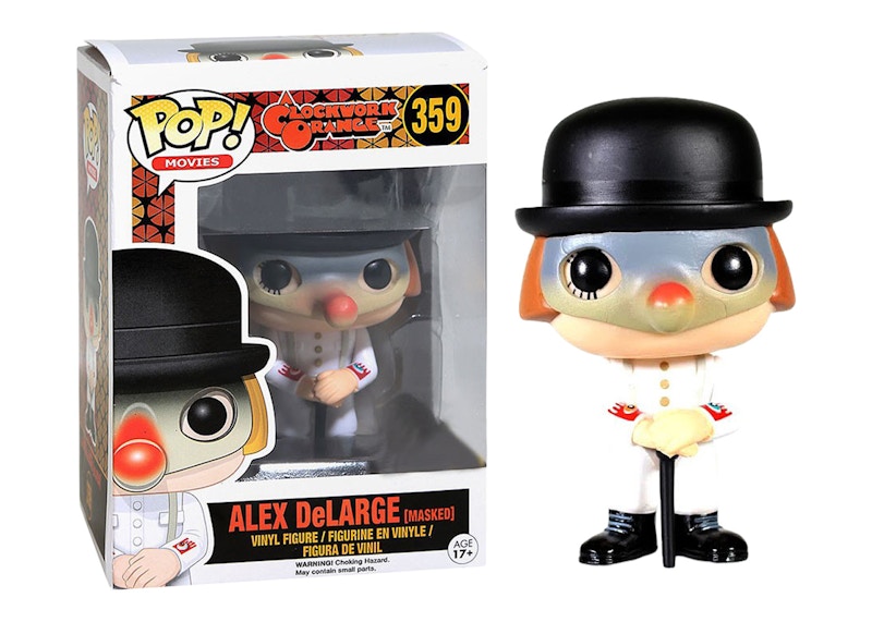 Funko Pop! Movies A Clockwork Orange Alex DeLarge Masked Hot Topic  Exclusive Figure #359