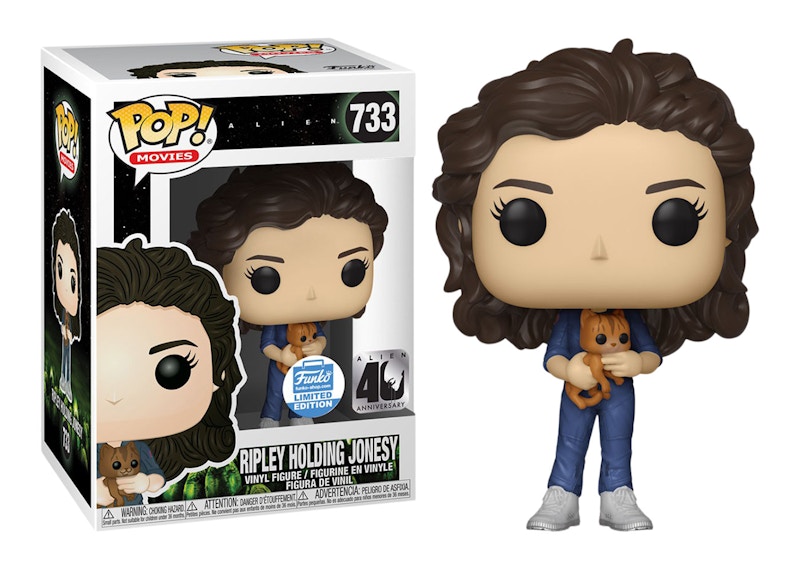 Funko Pop! Movies Alien Ripley Holding Jonesy Funko Shop Exclusive