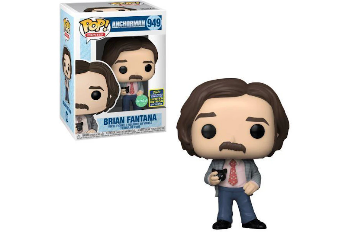 Funko Pop! Movies Anchorman Brian Fantana Scented 2020 Summer Convention Exclusive Figure #949