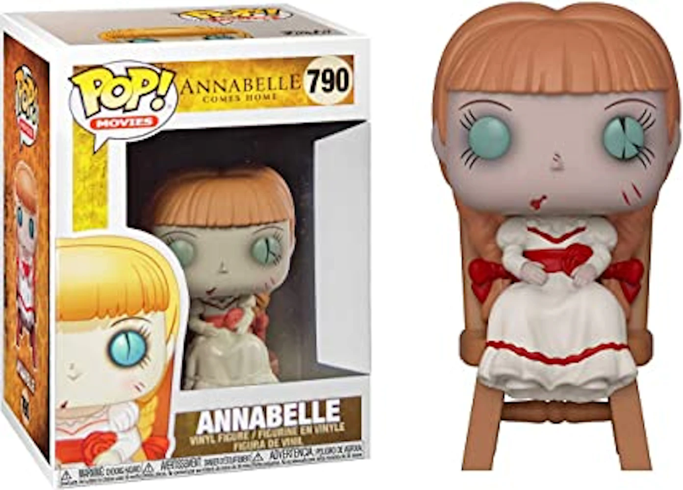 span Årligt Sui Funko Pop! Movies Annabelle Annabelle in Chair Figure #790 - US