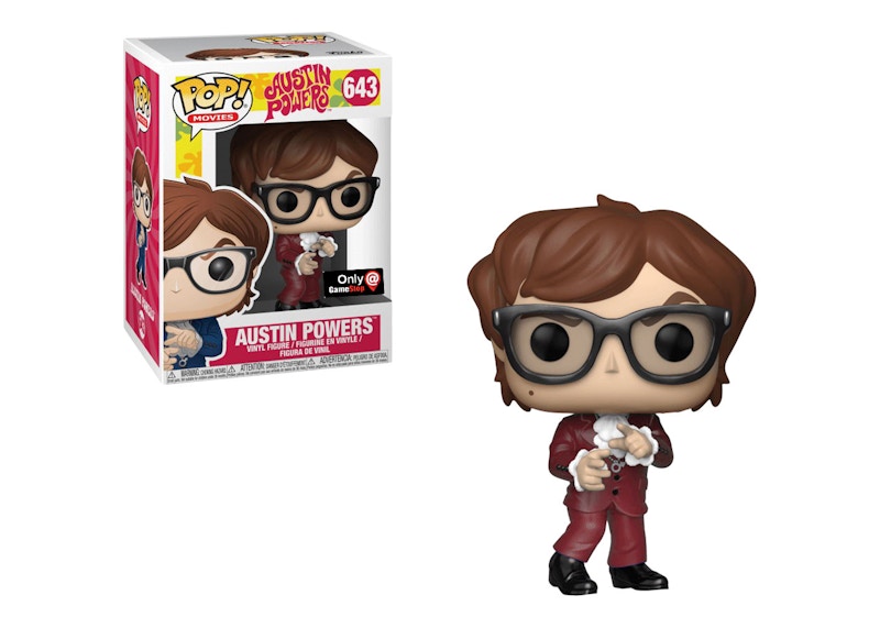 Funko Pop! Movies Austin Powers Red Suit GameStop Exclusive Figure