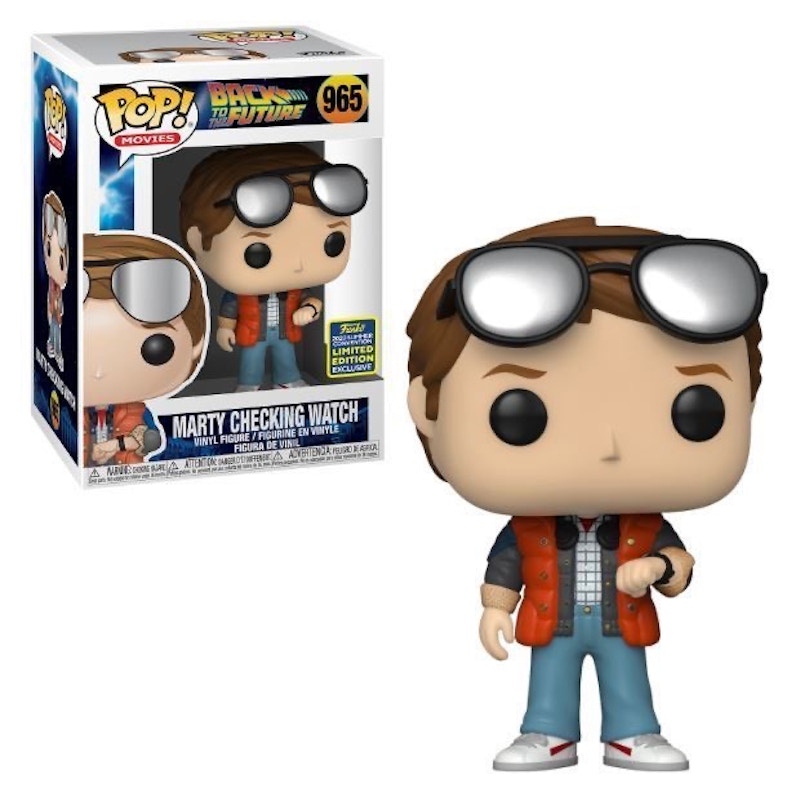 Funko Pop! Movies: Back To The Future Marty Checking Watch (2020 Summer Convention) Figure #965
