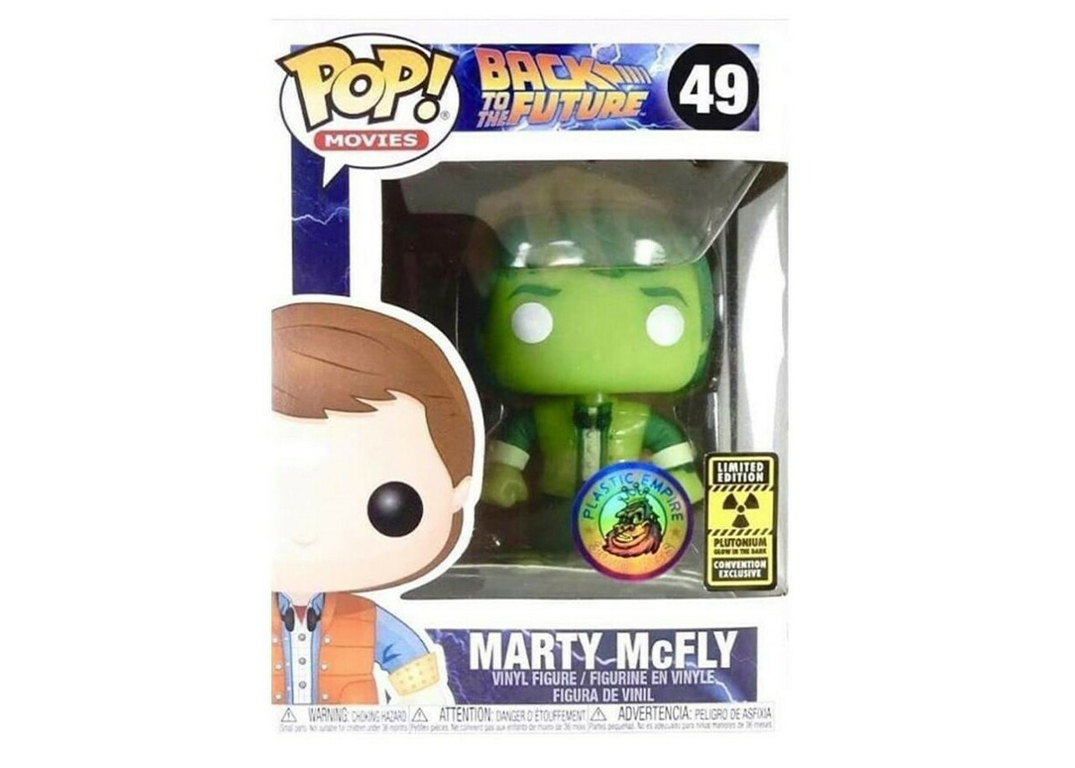 Funko Pop! Movies Back To The Future Marty McFly Plutonium Plastic