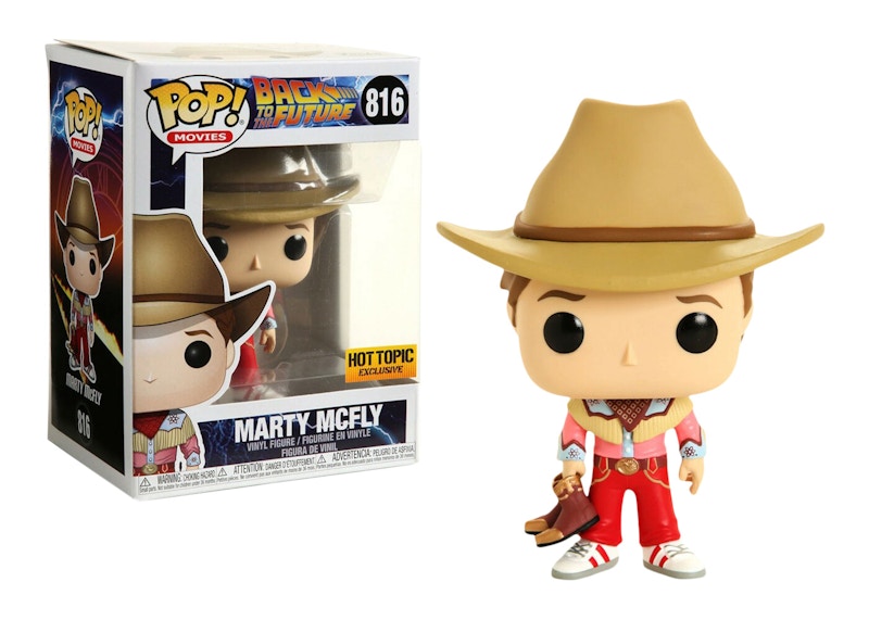 Funko Pop! Movies Back to the Future III Marty McFly Cowboy Hot