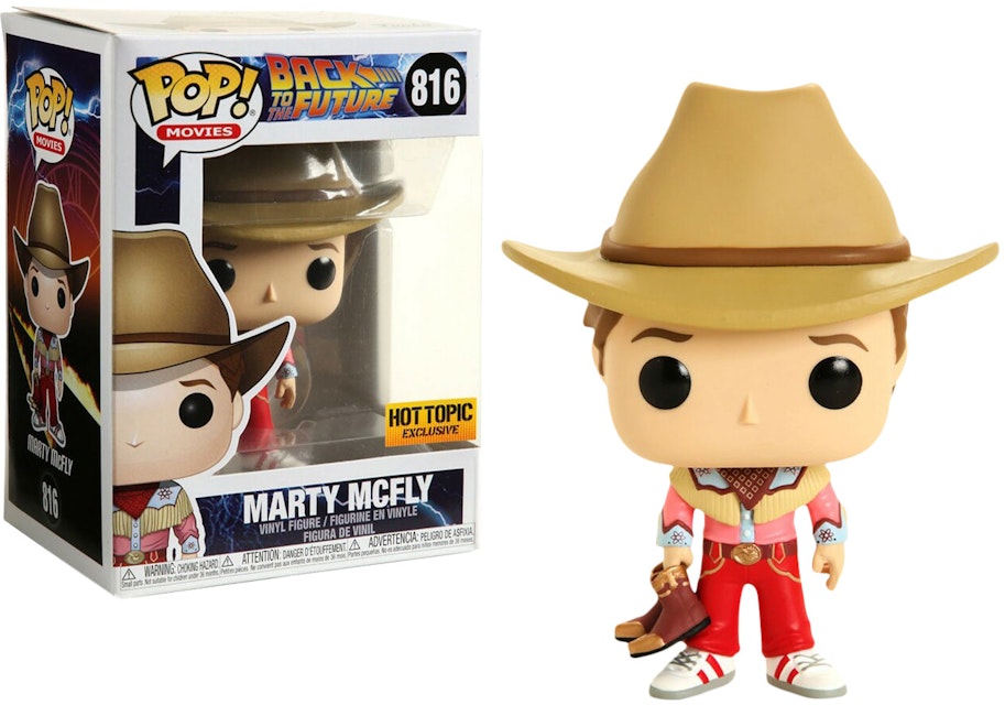 Funko Pop! Movies to the Future III Marty McFly Cowboy Hot Topic Exclusive Figure #816 - JP