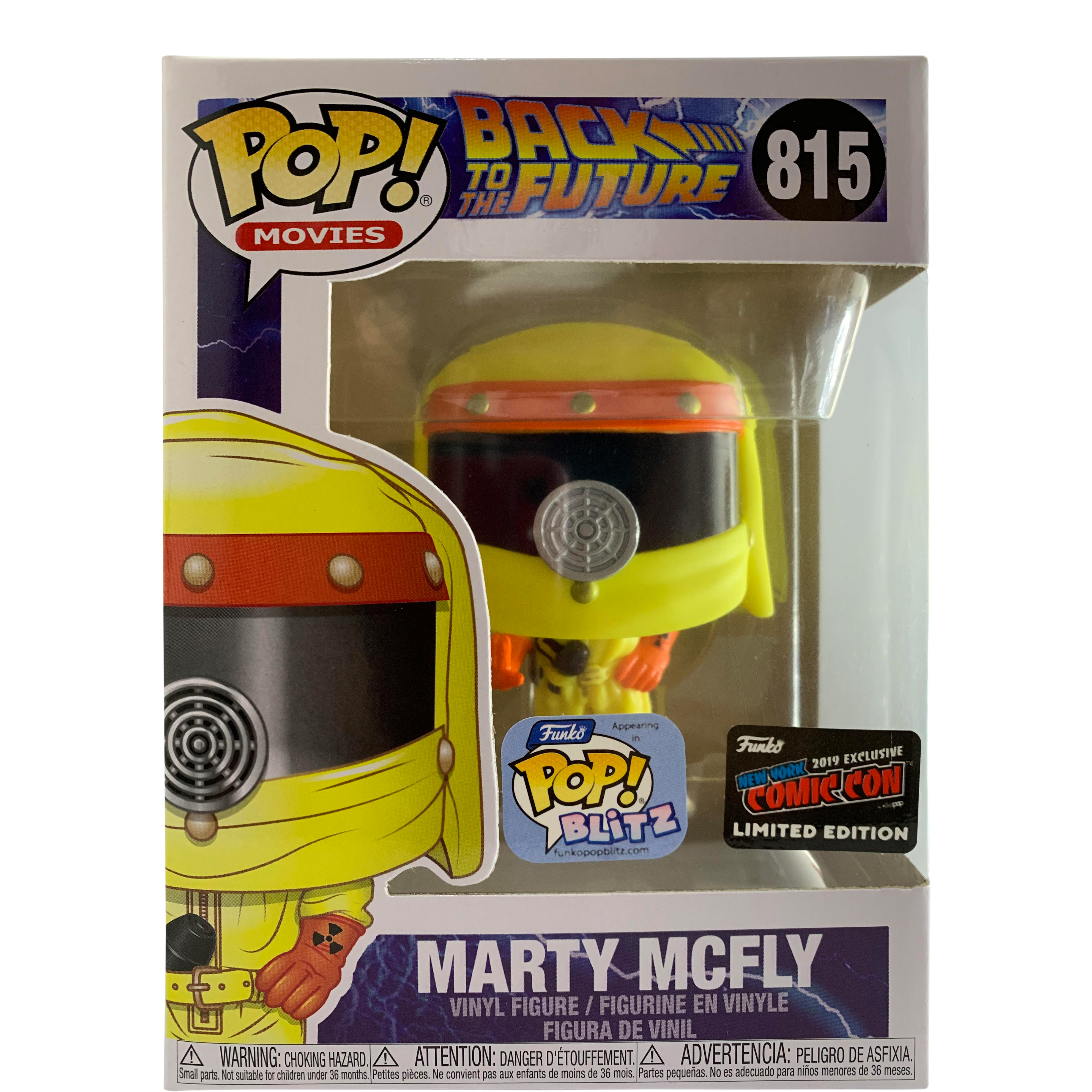 Funko Pop! Movies Back to the Future Marty McFly (Pop! Blitz) NYCC 