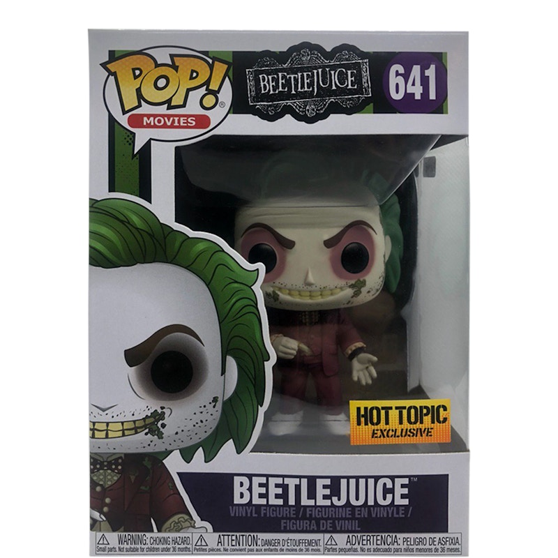 Funko Pop! Movies Beetlejuice Hot Topic Exclusive Figure #641