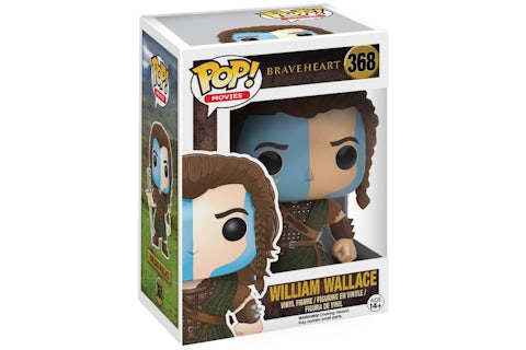 Funko Pop! Movies Braveheart William Wallace Figure #368 - US Funko Pop! Movies Braveheart William Wallace Figure #368 - US