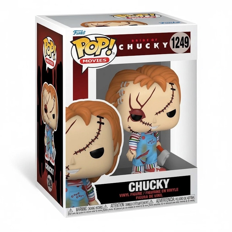 Funko Pop! Movies: Bride of Chucky Chucky (With Axe) Figure #1249
