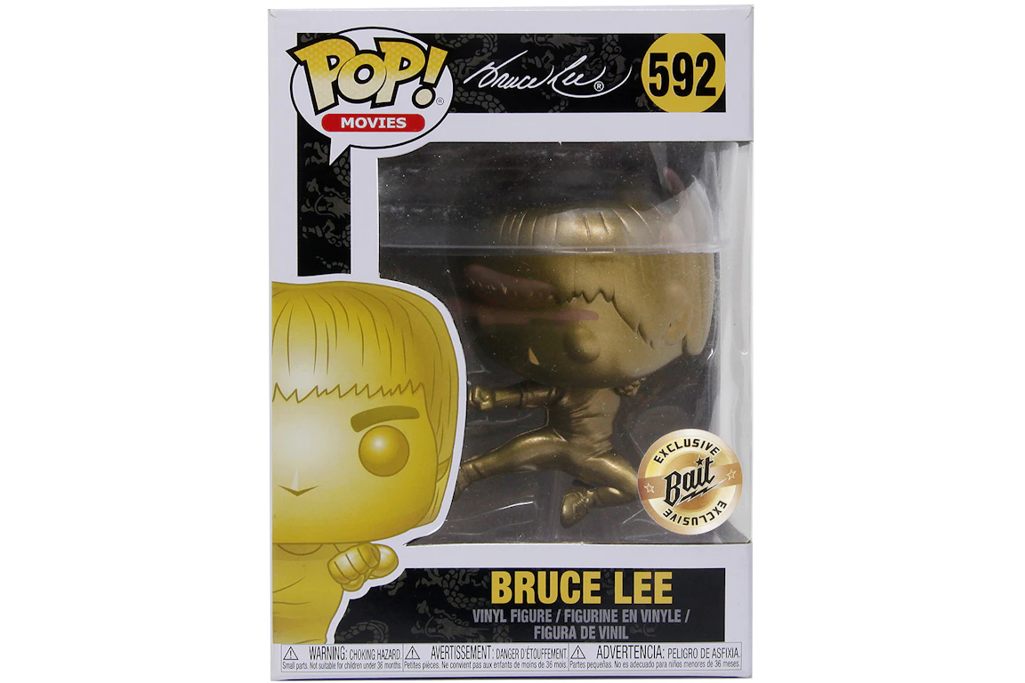 Funko Pop! Movies Bruce Lee Game Of Death Flying Man (Gold) Bait Exclusive Figure #592