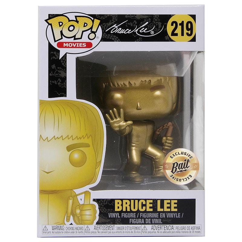 Funko Pop! Movies Bruce Lee Game Of Death (Gold) Bait Exclusive