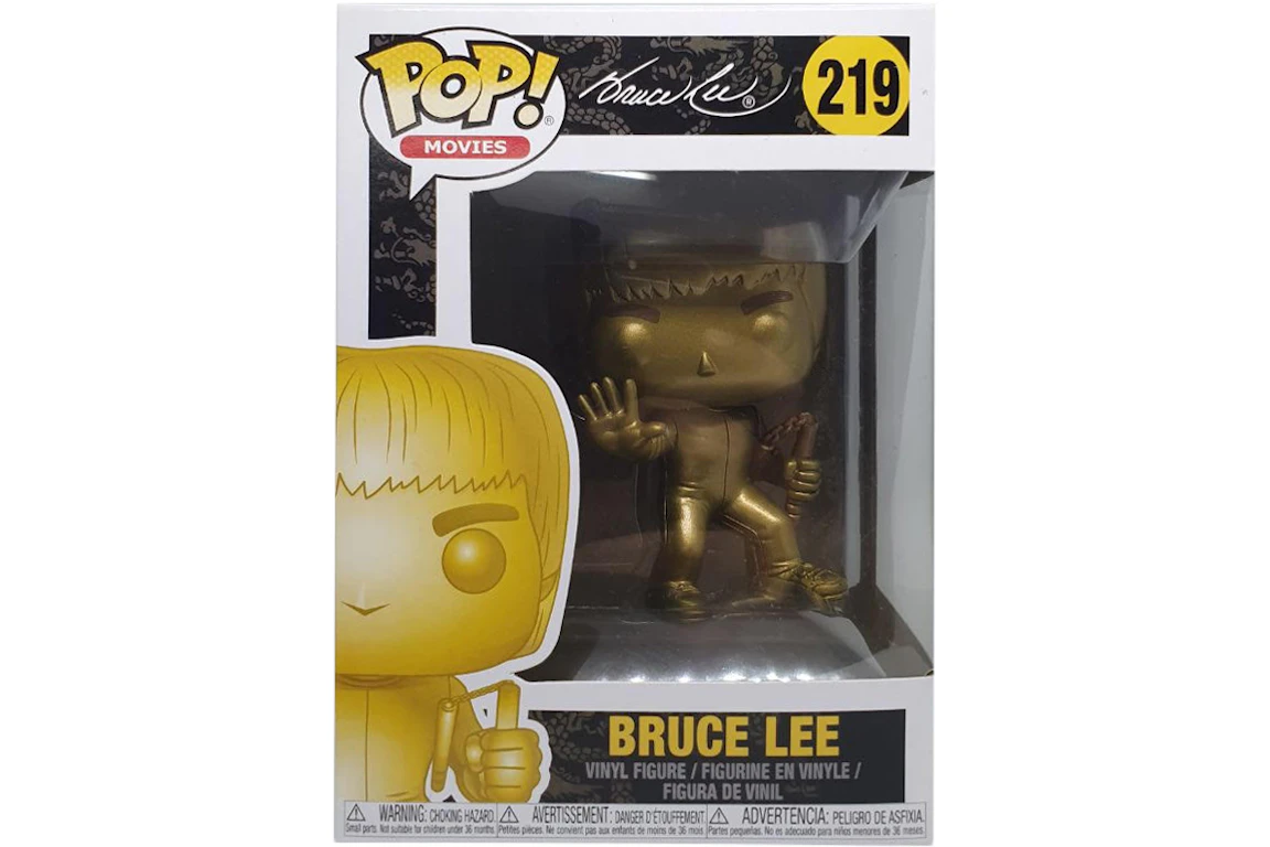 Funko Pop! Movies Bruce Lee (Gold) Figure #219