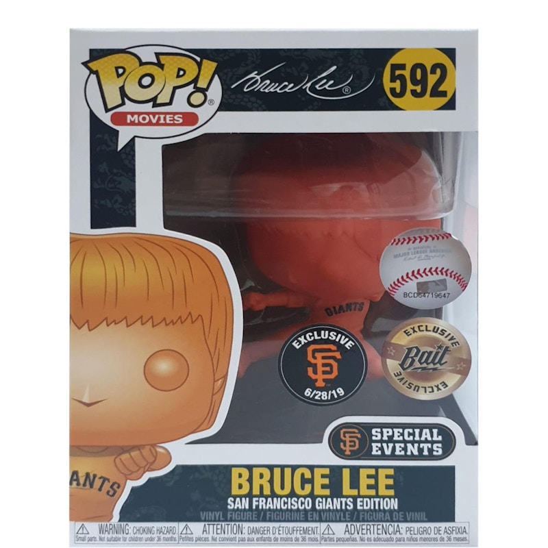 Funko Pop! Movies Bruce Lee Jump Kick (Orange) Bait Exclusive SF