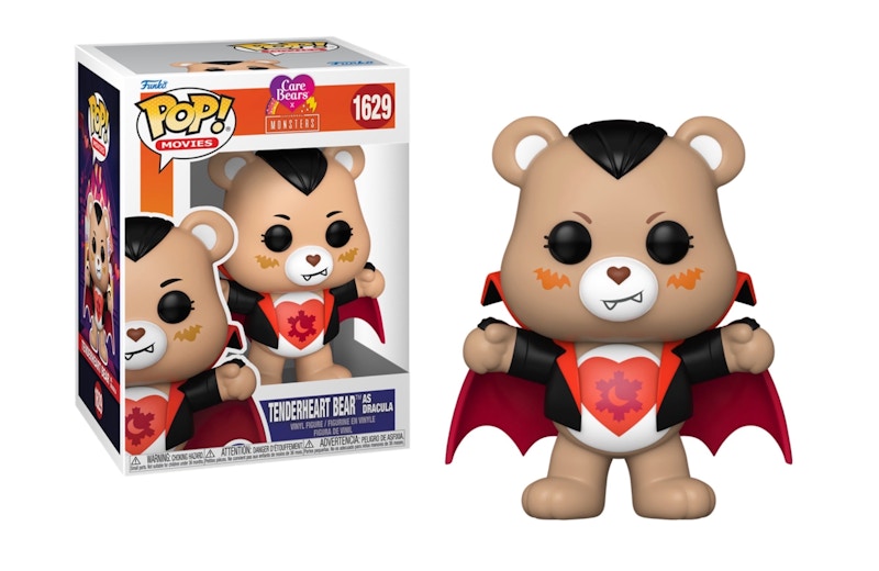 Funko Pop! Movies: Care Bears x Monsters Tenderheart Bear as Dracula Figure #1628