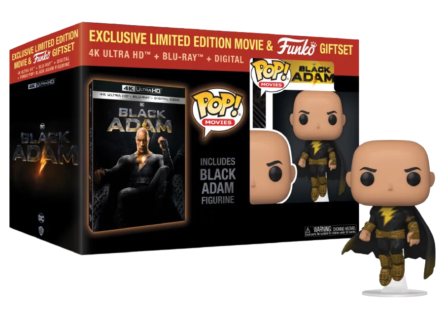 Funko Pop! Movies DC Black Adam (4K UHD, Blu-Ray, and Digital) Walmart  Exclusive Figure Gift Set
