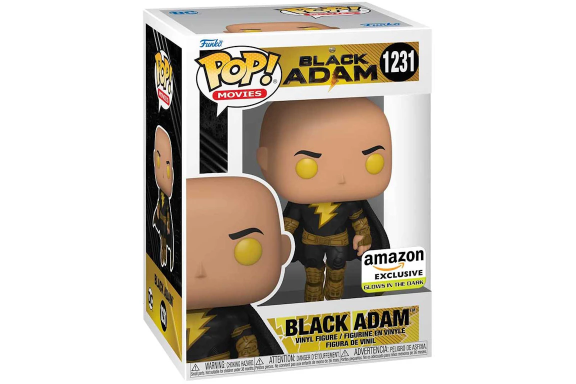 Funko Pop! Movies DC Black Adam GITD Amazon Exclusive Figure #1231