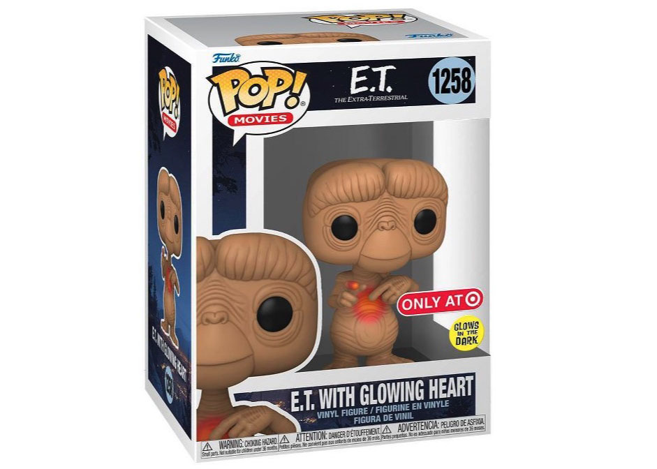 Funko Pop! Movies E.T. 40th Anniversary E.T. With Glowing Heart