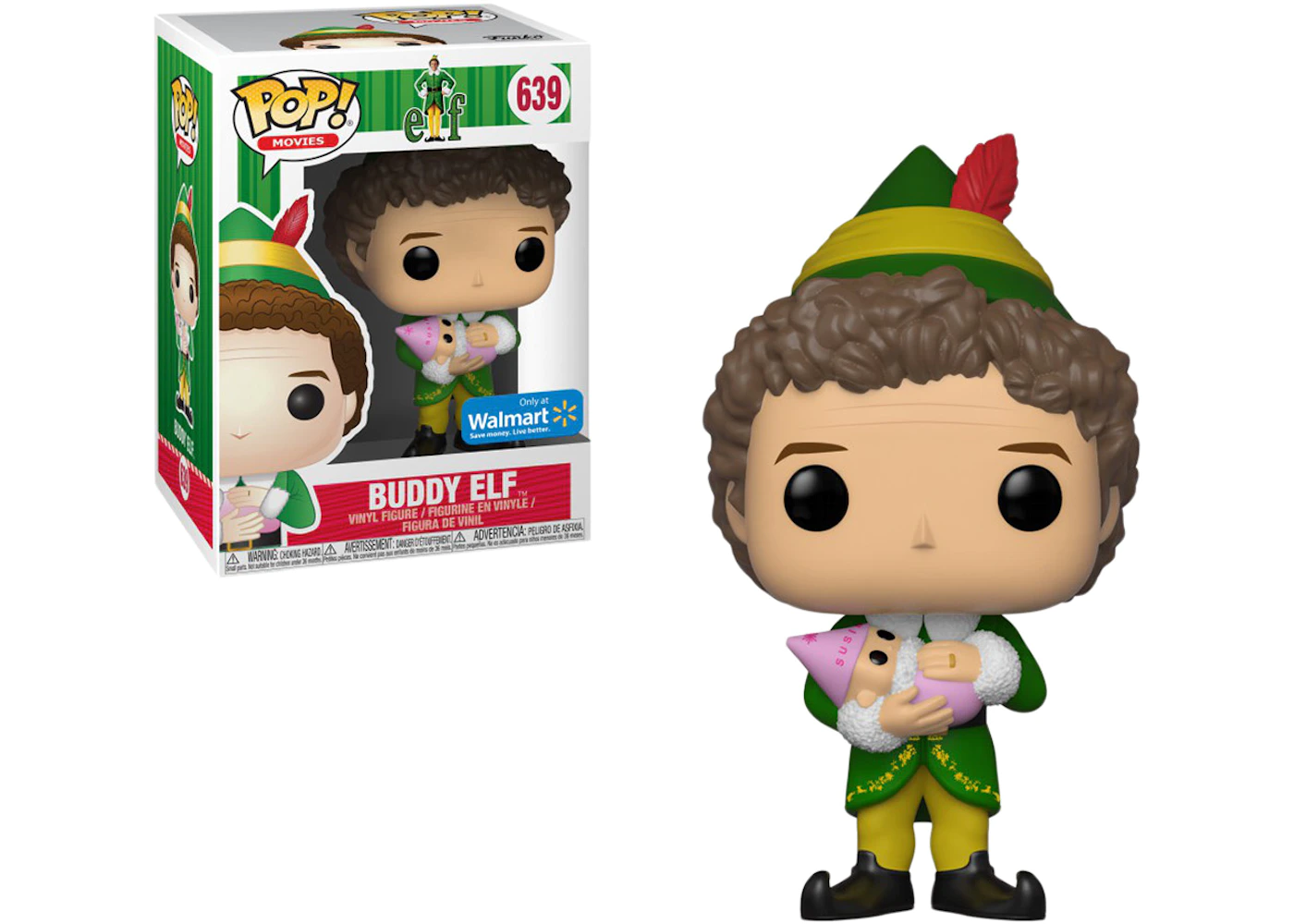 Funko Pop! Movies Elf the Movie Buddy the Elf Holding Baby Walmart  Exclusive Figure #639 - US