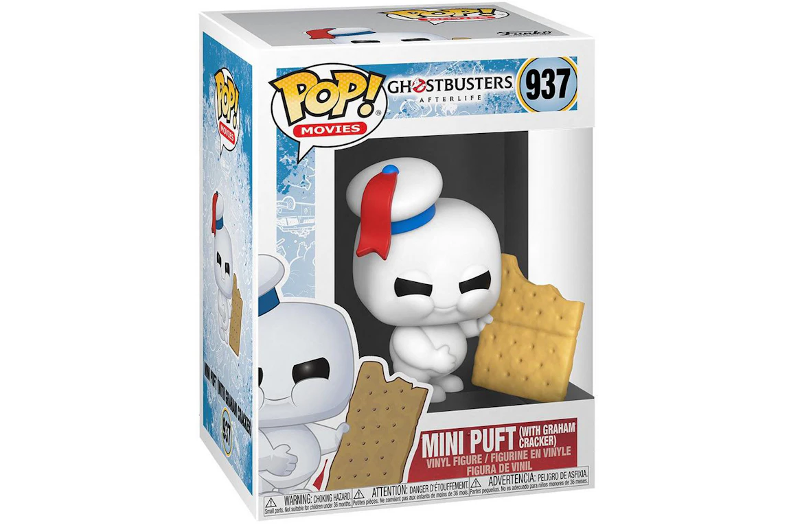 Funko Pop! Movies Ghostbusters Afterlife Mini Puft (With Graham Crackers) Figure #937