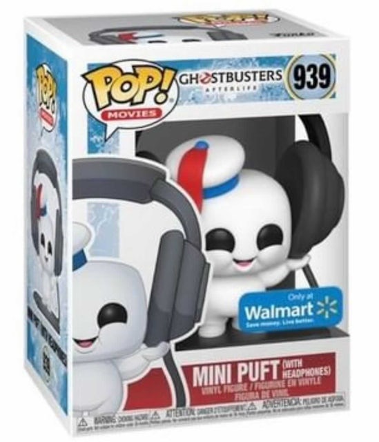 Funko Pop! Movies Ghostbusters Afterlife Mini Puft (With Headphones)  Walmart Exclusive Figure #939 - FW21 - GB