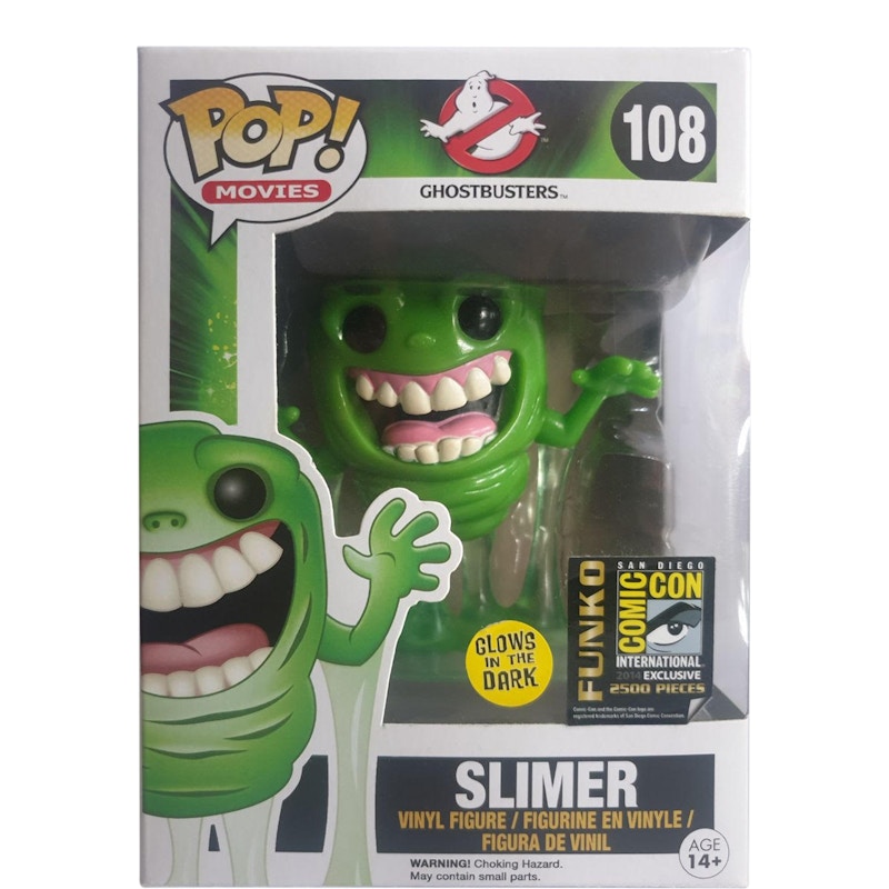 Funko Pop! Movies Ghostbusters Slimer (Glow) SDCC Figure #108 - US