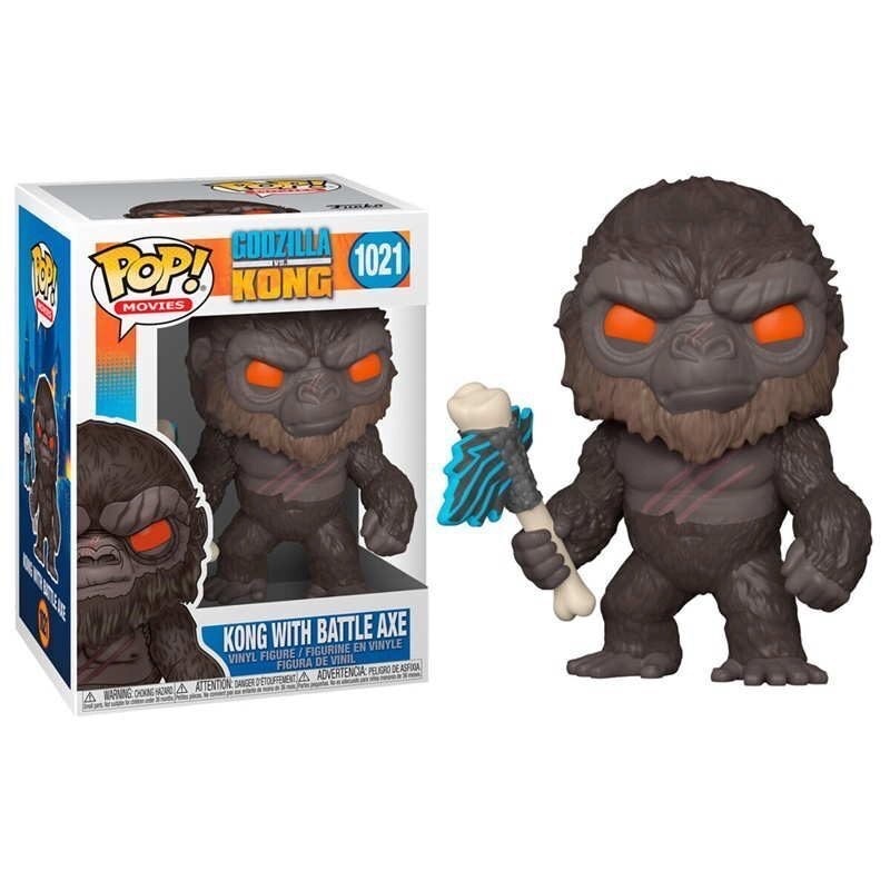 Funko Pop! Movies: Godzilla vs. Kong Kong w/ Battle Axe Figure #1021