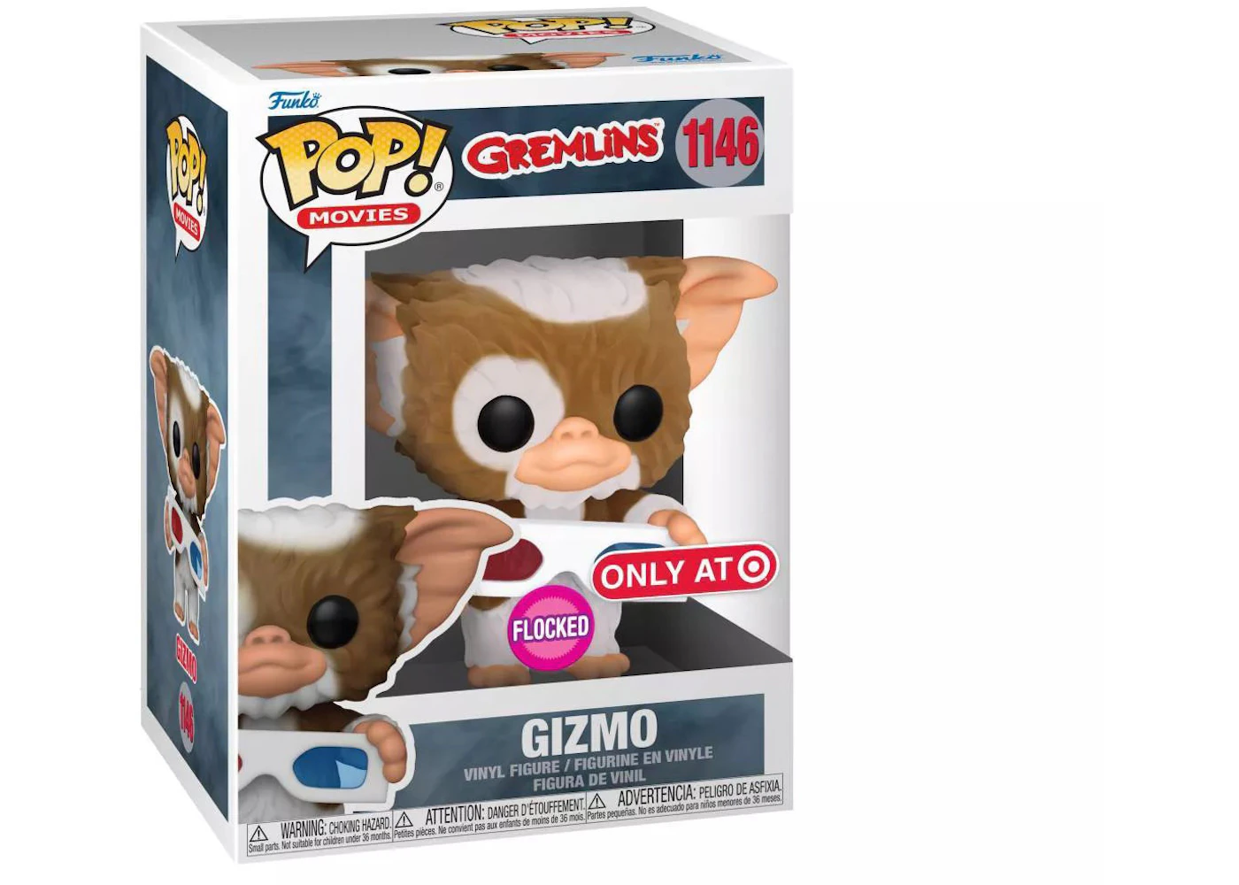 Funko Pop! Movies Gremlins Gizmo Flocked Target Exclusive Figure #1146 -  FW21 - US