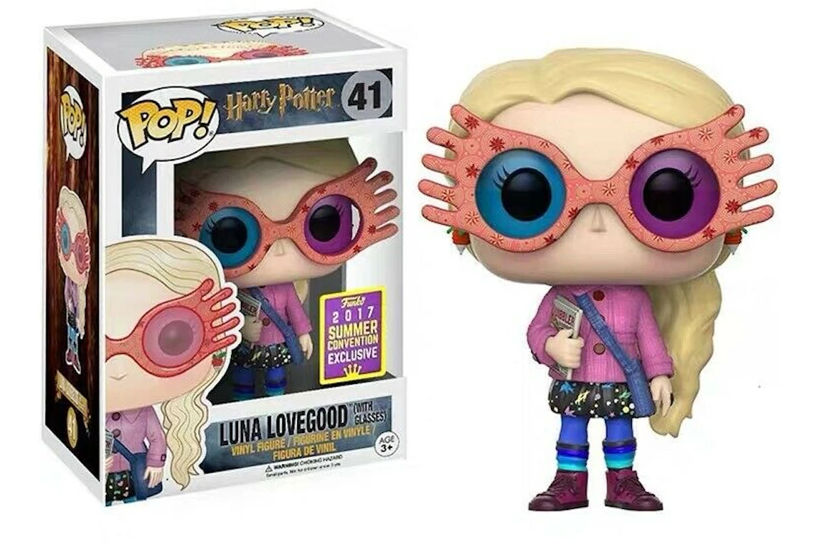 Funko Pop! Movies Harry Potter Luna Lovegood (with Glasses) Summer Exclusive Figure 341