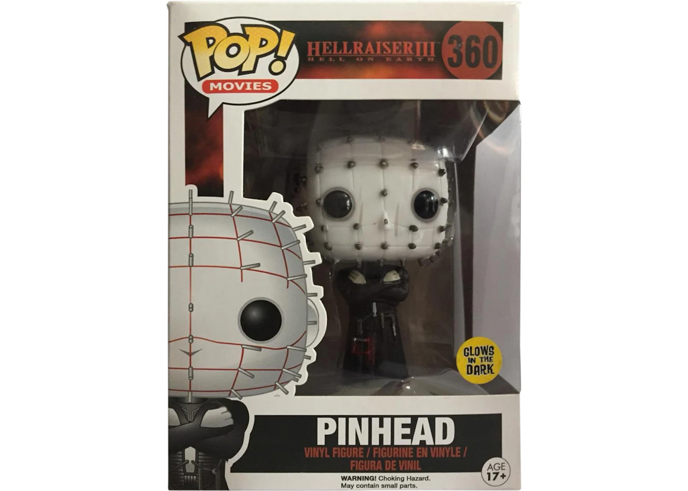 Funko Pop! Movies Hellraiser III Pinhead (Glow) Figure #360 - GB