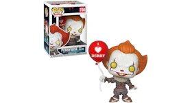 Funko Pop! Movies IT Movie Chapter 2 Pennywise with Balloon I Heart Derry Figure #780