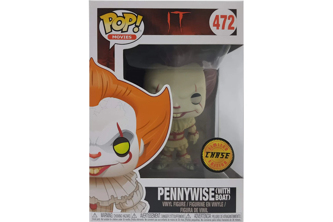 Funko Pop! Movies IT Pennywise with Boat Chase Figure #472