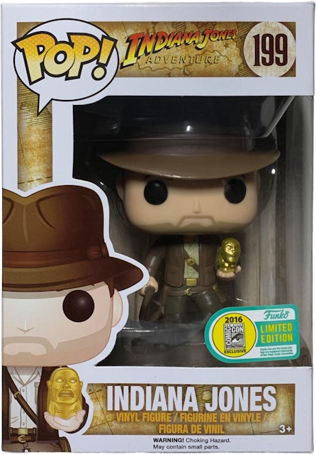 Funko Pop! Movies Indiana Jones Adventure Indiana Jones SDCC Figure #199 -  US